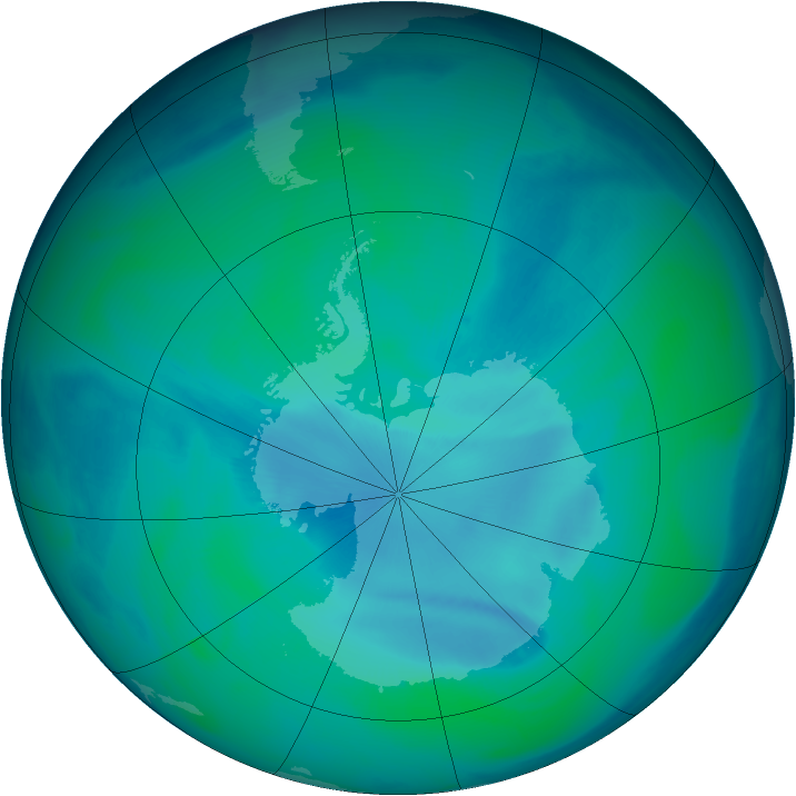 Ozone Map 2006-12-29